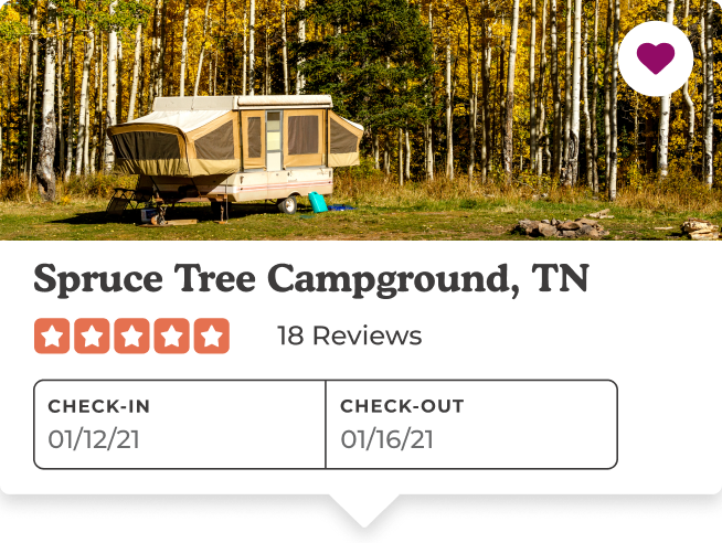Campground Information Card