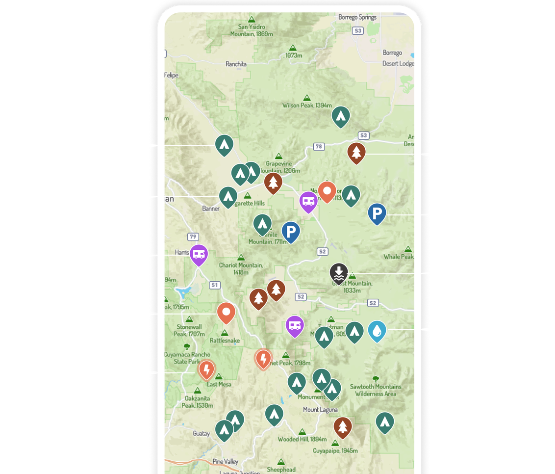 The Dyrt PRO mobile app